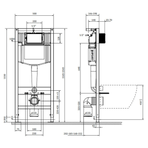 Инсталляционная система System 50 Mech