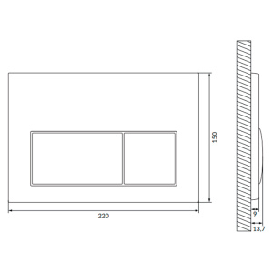 Инсталляция System 50 Mech K97-526 + чаша унитаза A29 Savio (Moduo) Clean On с сиденьем Slim Wrap K701-262 + кнопка Presto II K97-519