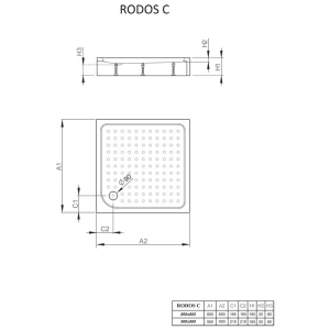 Поддон Rodos C 90