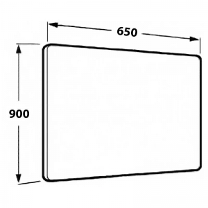 Дзеркало Dama-N 65x90