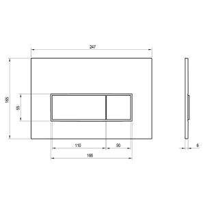 Кнопка Uni Slim