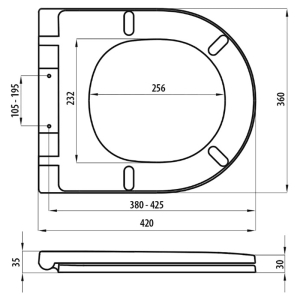Інсталяційний модуль Smart Eco GPX2240105 + чаша унітаза WC Uni Optima RimOff X01682 з сидінням Optima X01683