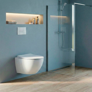 Инсталляция Framecore Direct RKUC3000003 + чаша унитаза WC Concept Oval RimOff с сиденьем Slim RKUM000009