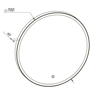 Зеркало Lorenzo 70