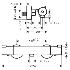 Змішувач Ecostat 1001 CL