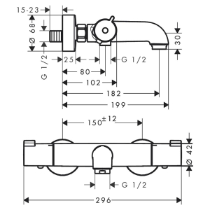 Смеситель Ecostat 1001 CL