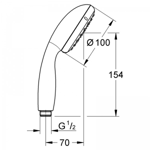 Душевая система Grohtherm 1000