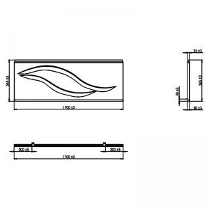 Панель до ванни Vita 170