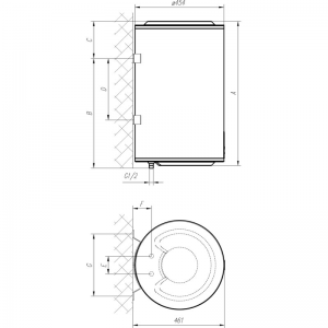 Водонагреватель GBF 120 SM