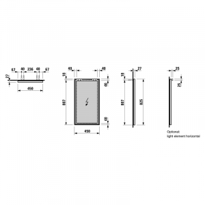 Подсветка LED Frame к зеркалам 45