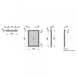 Подсветка LED Frame к зеркалам 55