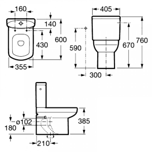 Бачок унитаза Dama Senso Compact