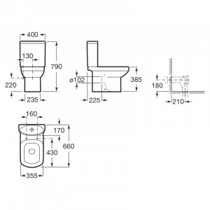 Унітаз Dama Senso Compact