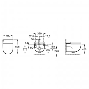 Чаша унитаза Meridian In-Tank