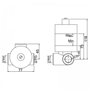 Вбудований механізм змішувача ALD-CHR-279