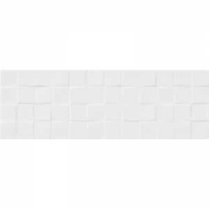 Кахель Simple Art White Glossy Structure Cubes