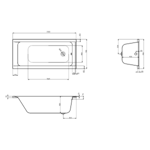 Ванна One 150x70