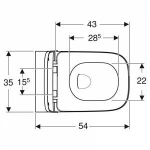 Инсталляция Duofix 3-in-1 458.126.00.1 + чаша унитаза Smyle Square Rimfree 500.683.00.2