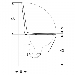 Інсталяція Duofix 3-in-1 458.126.00.1 + чаша унітаза Smyle Square Rimfree 500.683.00.2