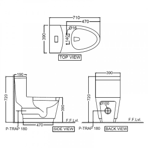 Унитаз Vignette Prime Rimless