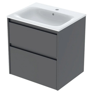Тумба і раковина Selnova Square 60 Slim Rim