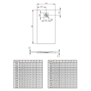 Поддон Kyntos F 120x100