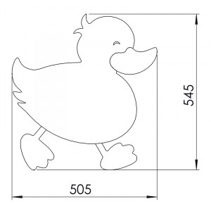 Дзеркало Ducky 50x55 дитяче