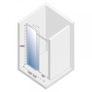 Душові двері Diora 140