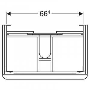 Шкафчик Smyle Square для раковины 75