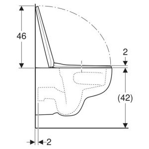 Чаша унитаза iCon TurboFlush
