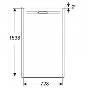 Піддон Sestra 160x80 графіт