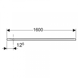 Поддон Sestra 160x80 графит