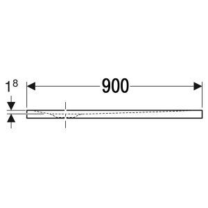 Поддон Olona 90x90 белый