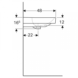 Раковина Smyle Square 120