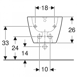 Біде Smyle Square