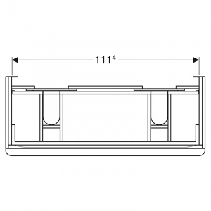 Шафка Smyle Square для раковини 120