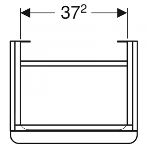 Шафка Smyle Square для раковини 45