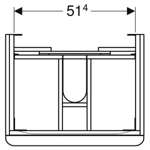 Шафка Smyle Square для раковини 60