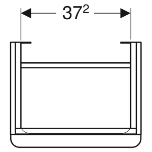 Шафка Smyle Square для раковини 45