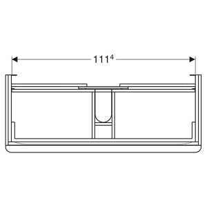 Шафка Smyle Square для раковини 120