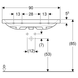 Раковина iCon Light 90