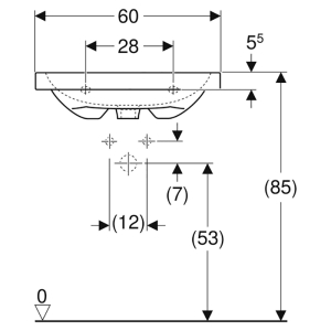 Раковина iCon Light 60