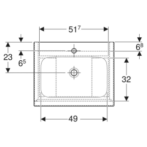 Тумба и раковина iCon 60 Slim Rim