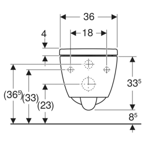 Чаша унитаза iCon TurboFlush
