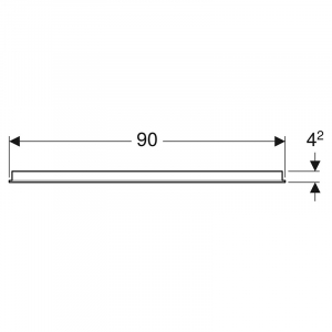 Зеркало Option Basic 90