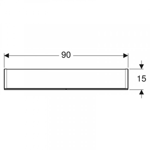 Шкафчик зеркальный Option 90