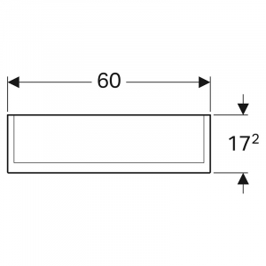 Шкафчик зеркальный Option Plus 60