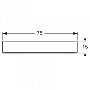 Шкафчик зеркальный Option 75