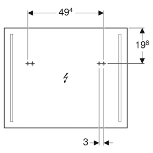 Дзеркало Option Basic 80