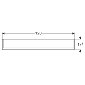 Шкафчик зеркальный Option Plus 120